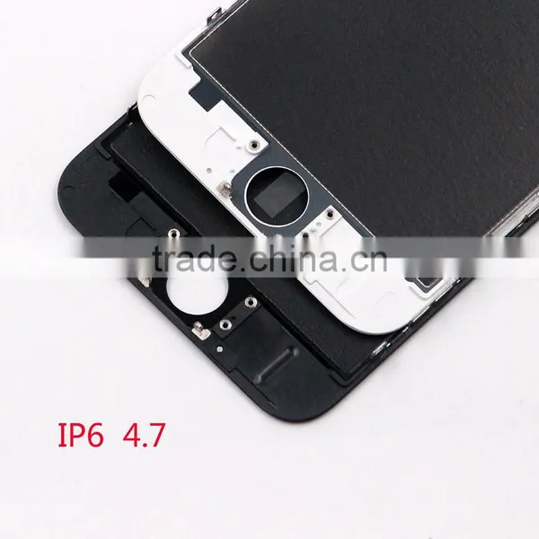 for Iphone 6 Glass With Frame Close to Original Green Film Glass With Logo Higher Frame photo-4