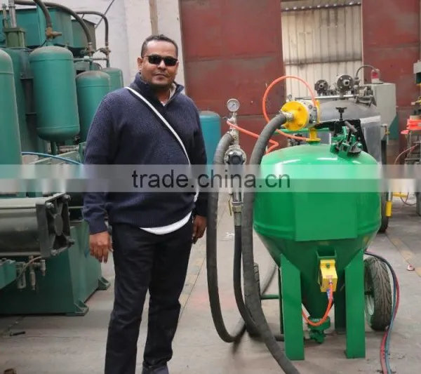 CE Approved Blue Color DB500 Portable Sand Blasting Machine/dustless Blasting Machine photo-6