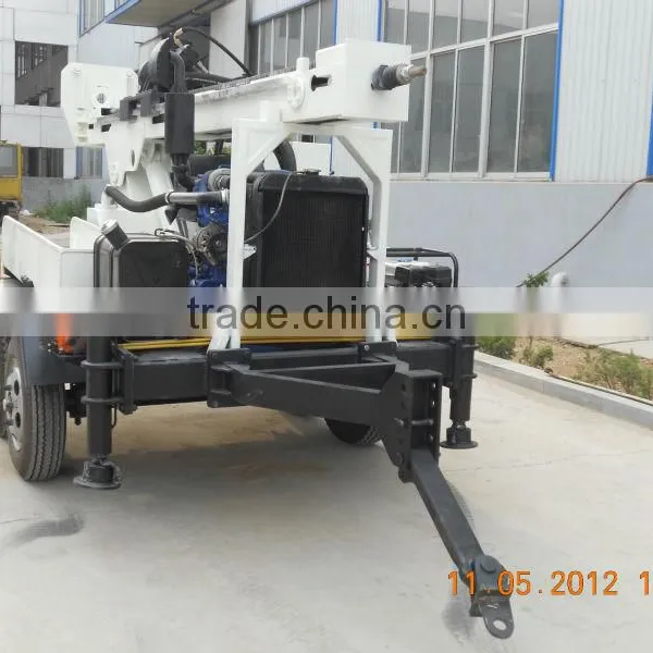Trailer-mounted Water Well Drilling Rig