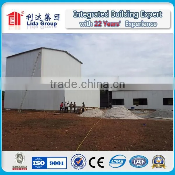 Steel Frame Flat Roof Structure Building photo-3
