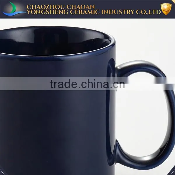 Blue14OZ Ceramic Drinking Cups for Elderly photo-2