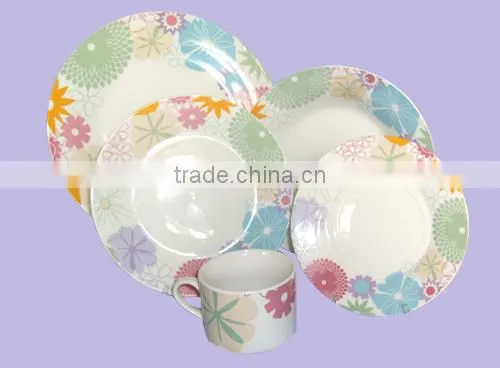 Wonderful and Fine Decaled Ceramic Dinner Set photo-6