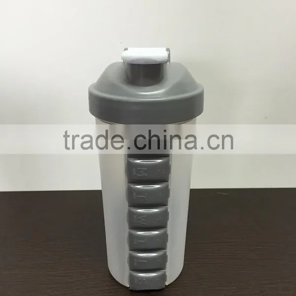 Creative Water Bottle With Pill Organizer photo-3