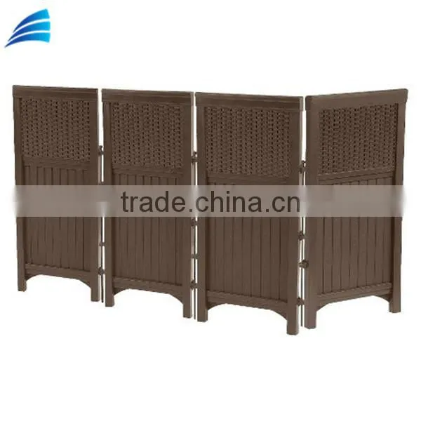 Outdoor Resin Wicker Screen photo-2