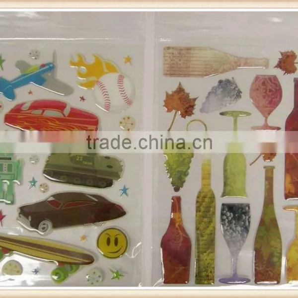 3D Crystal Dome Resin Epoxy Label 3M Adhesive Epoxy Dome Sticker for Decoration photo-3