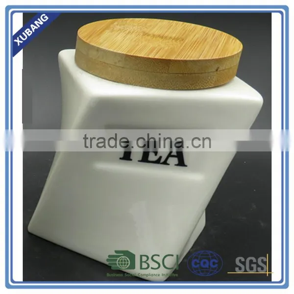 Porcelain Ceramic Storage Jar With Lid photo-3