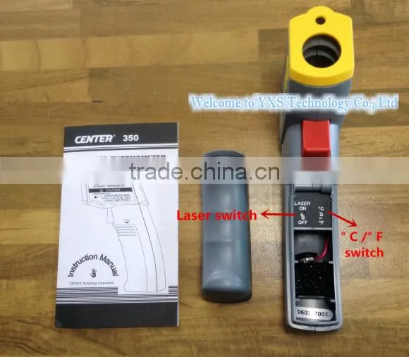 CENTER-350 Infrared Thermometer Industrial Electronics Induction Laser Temperature Gun Point Thermometer photo-3