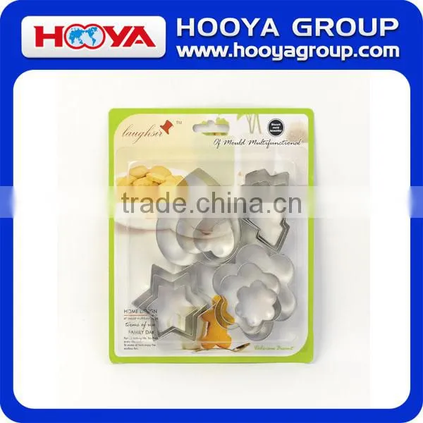 12 Pcs Stainless Steel Cookie Fruit Cutter Star Flower Heart and Round Shape Biscuit Baking Mould photo-6