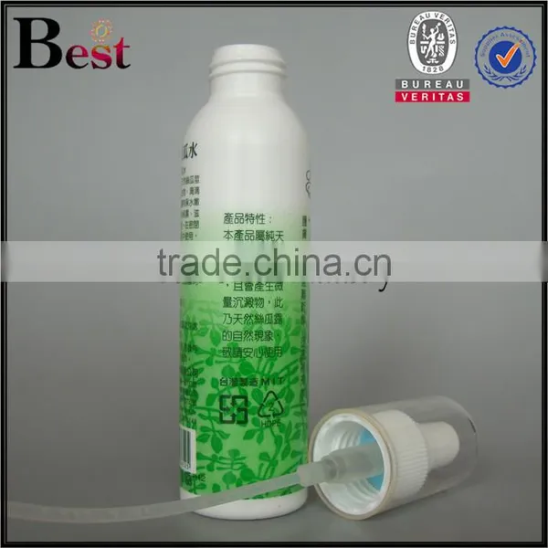 2017 Hot New Products Round Shoulder Screen Printing Cosmetic Toner Fragrance Perfume White 100ml Plastic Spray Bottle photo-5
