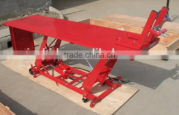 Air/Hydraulic 1000lbs Motorcycle Lift Table For Repairing photo-6