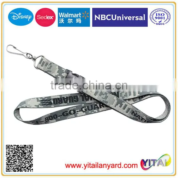 New Polyester Woven Lanyard With Small MOQ