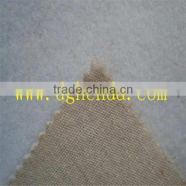 Cotton Canvas Fabric Laminate PET Needle Punch Non Woven Fabric for Shoes photo-3