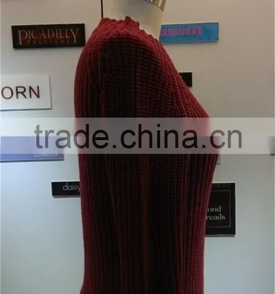 2015 New Fashion Knitting Sweater With Long Sleeve Pullover photo-2