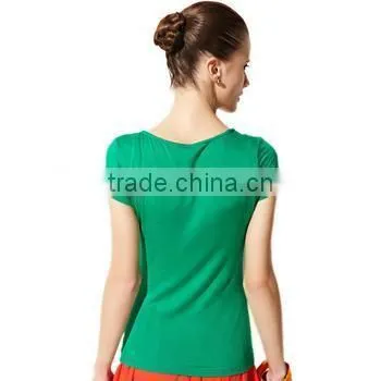 100% Cotton Women's Fashion o - NeckT T-shirt Colored Blank T-shirts photo-2