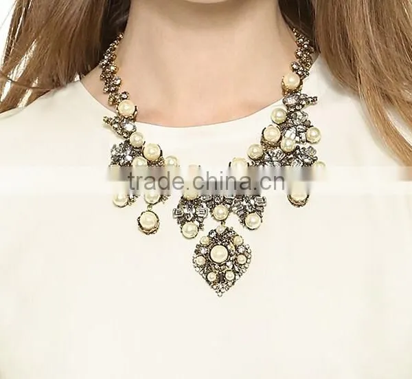 2015 Wholesale High Quality Women Rihnstone Necklace