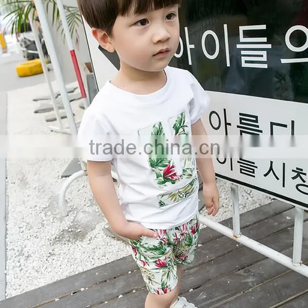 Zm35671a 2017 New Pattern Boys Boutique Clothing Set Wholesale photo-2