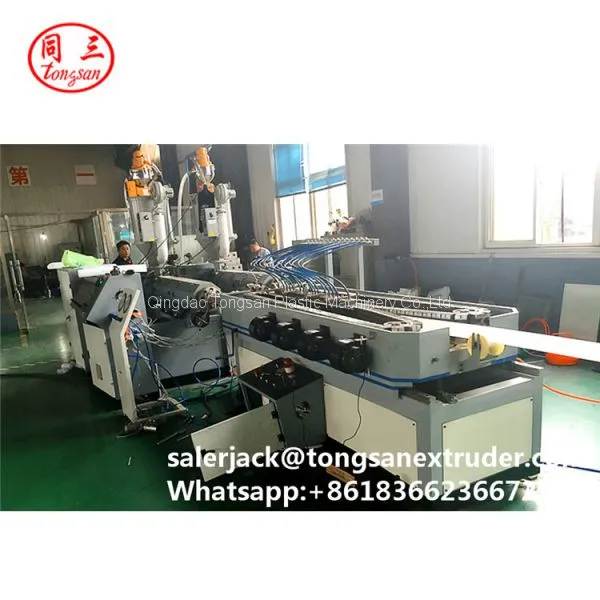 50-250mm HDPE PVC Double Wall Corrugated DWC Pipe Production Line