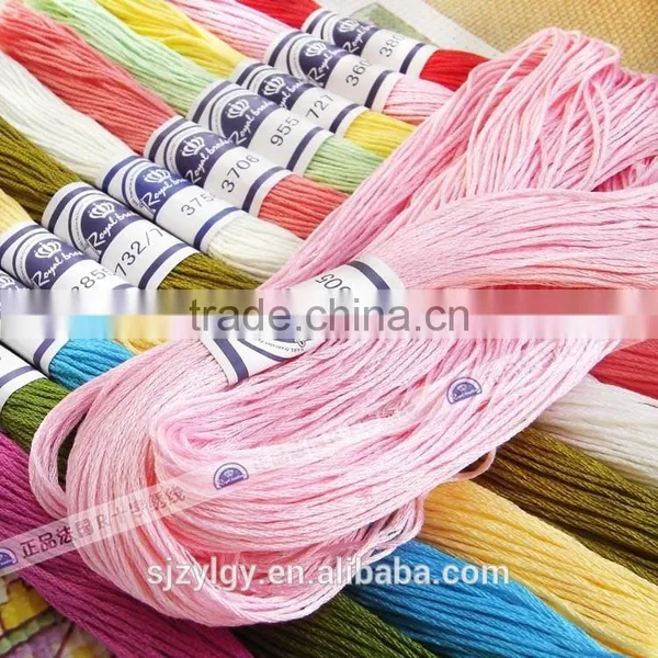 2016 Similar DMC Egyptian Cotton Embroidery 447 Colors Cross Stitch Cotton Thread photo-3