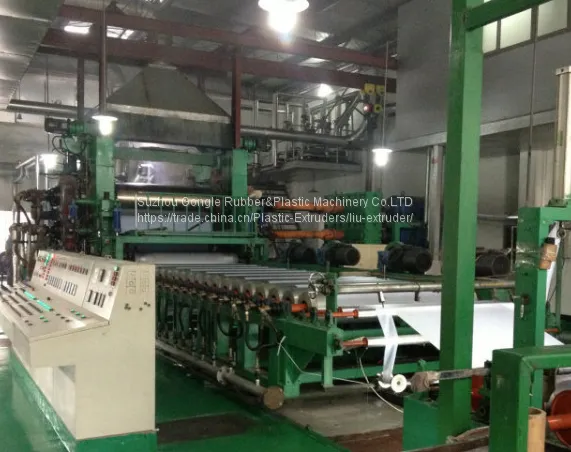 Professional Plastic PE/PP/PVC/eva Sheet Extruder +3 Rollers Calender Machine photo-2