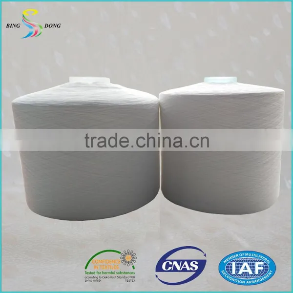 Hubei Wuhan Korean Style Tubu 62/3 Semi Dull 100% Virgin Polyester Spun Yarn photo-2