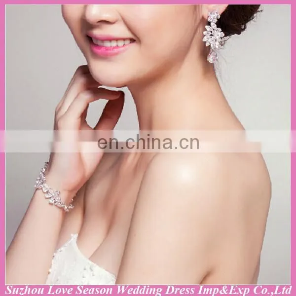 WS0004 Wedding Party Bridal Silver Hand Chain Fashion Design photo-4