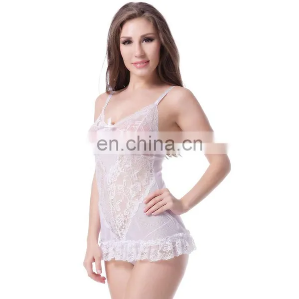 OEM Lace Exposed Breast Sex Women Sleeping Dress photo-3