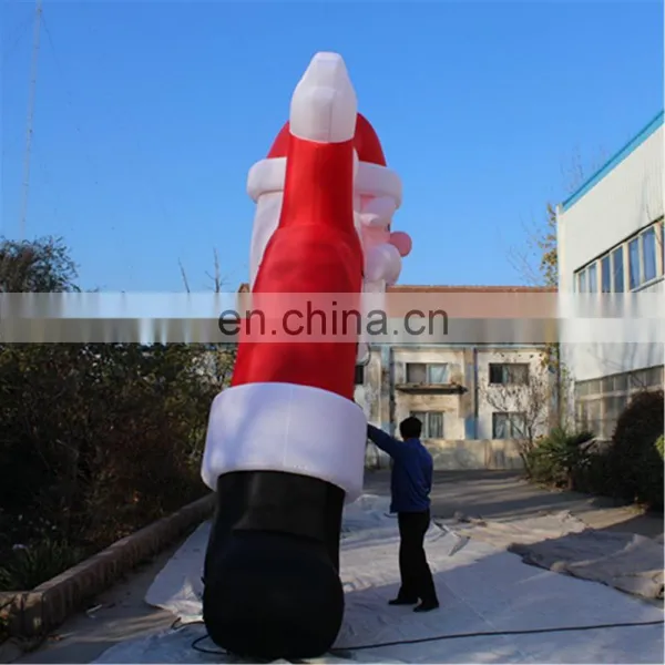 4m High 8m Wideth Giant Inflatable Santa Arch With LED for Park Decoration Sam yu 6609 photo-2