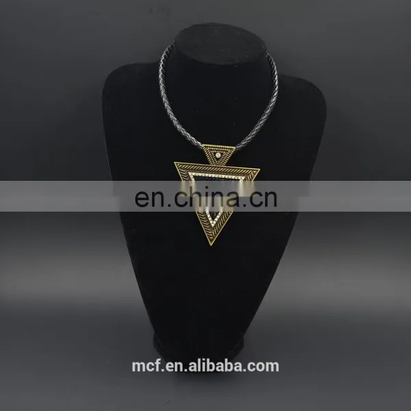 Wholesale Crystal Diamond Rhinestone Fashion Pendant Necklace MCB-0031 photo-3