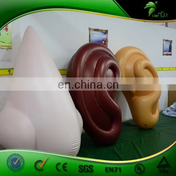 New Coming Inflatable Ear Models, Big Human Ear PVC Inflatables For Advertising photo-3