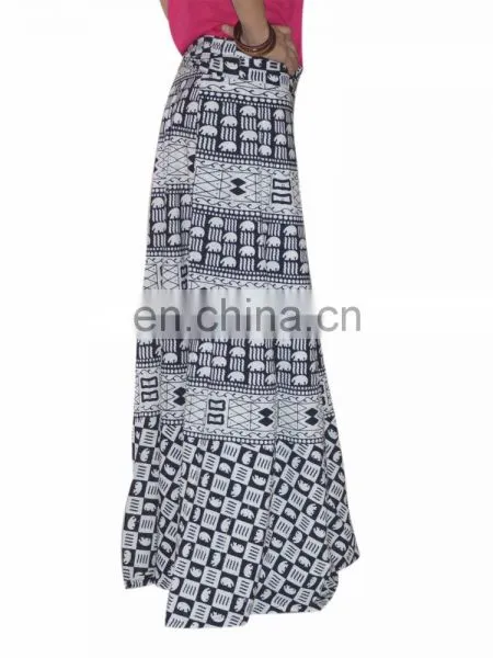 Long Wrap Around Skirt Indian Sarong Wrap Around Summer Hippie Beach Boho Cotton Wrap Around Skirt Dress Hippie Boho Women Wears photo-2