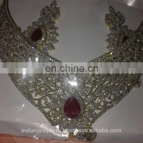 Cubic Zircon Rhinestone Jewelry Manufacturer, Cubic Zircon Rhinestone Jewellery Exporter