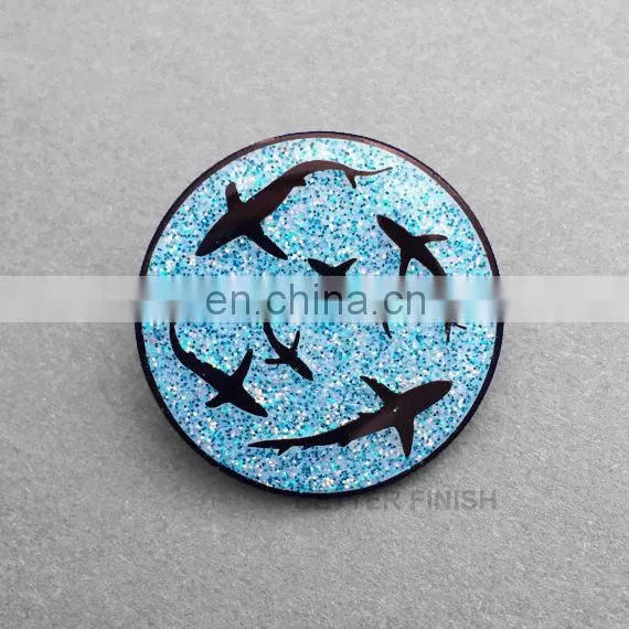 Custom Blank Metal Logo Hard Enamel Lapel Pins No Minimum photo-6