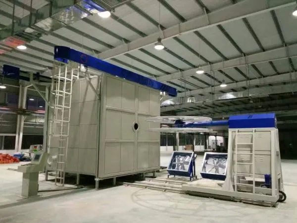 Rising Sun 3 Arms Shuttle Plastic Water Tank Making Rotomolding Machinery photo-3