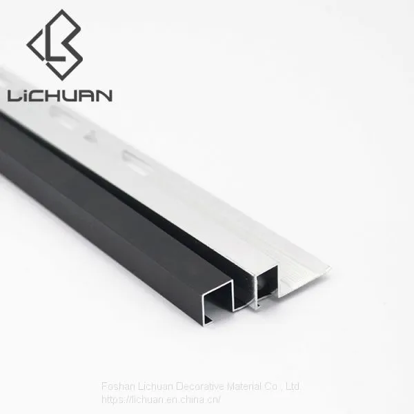 Popular Style Bathroom Ceramic Square Shape Metal Tile Trim photo-4
