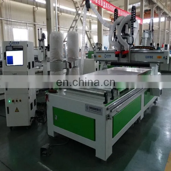 Wood Door Making "Expert"!!!synchronous 2 Heads Wood Cnc Router photo-5