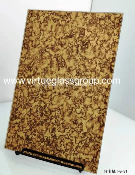 Factory 4mm 5mm 6mm 1830*2440mm Decorative Antique Mirror photo-2