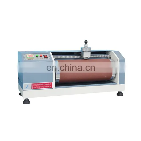 Din Abrasion Tester for Elastic Material,rubber,tires,convey Belt,transmit Belt,sole,synthetic Leather,leather photo-2