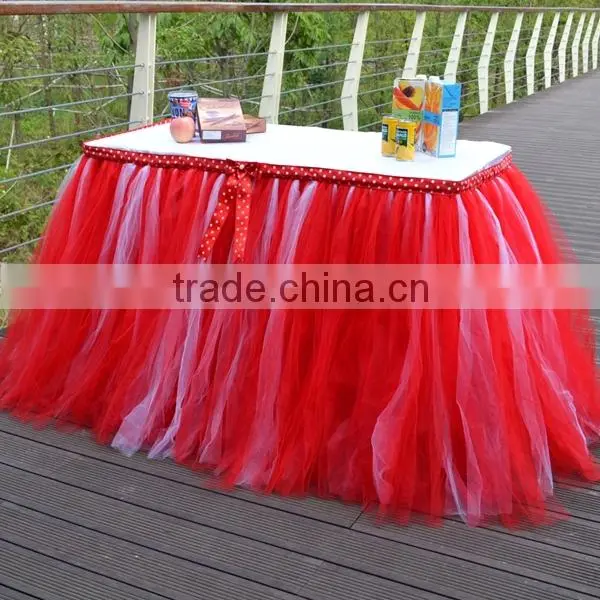 Romantic Tutu Tulle Wedding Party Birthday Supply Dessert Station Gauze Decoration SD103 photo-2