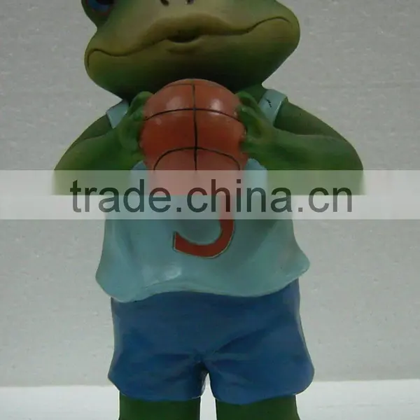 Custom Lifelike Resin Frog Doctor Resin Colorful Painting Figurine Statue photo-3