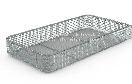 Wire Mesh Screen Baskets Stainless Steel Instrument Trays photo-2