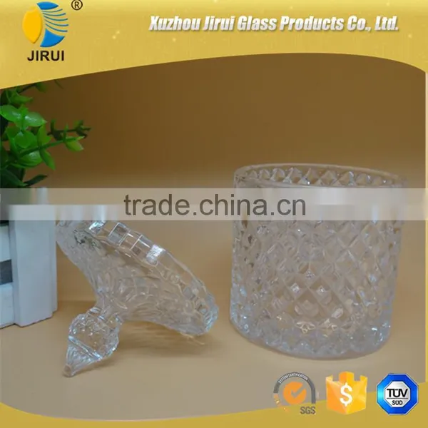 Hot Sale Two Sizes Glass Candy Jars, Storage Jars With Lid for Decorative photo-6