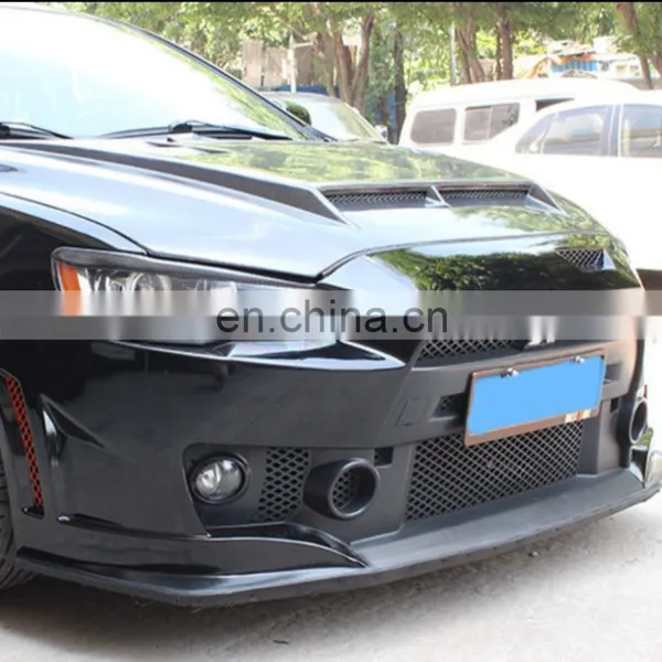 Runde Factory Direct Sale Suitable For 09-15 Mitsubishi Lancer Modified FQ Combat Type Front Bumper Injection PP