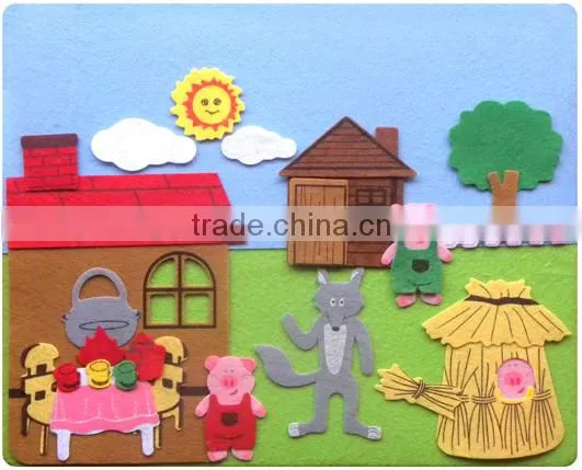 China Supplier Innovative Products Games for Girls Dress up New Intelligent ToyFelt Fabric Arts & Crafts Puzzle Jigsaw photo-2