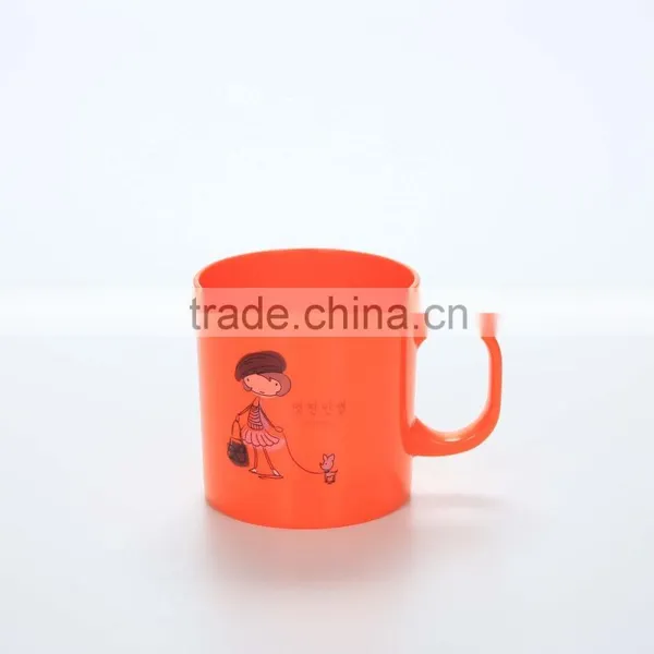 Reusable Cartoon Plastic Cups --Orange photo-3