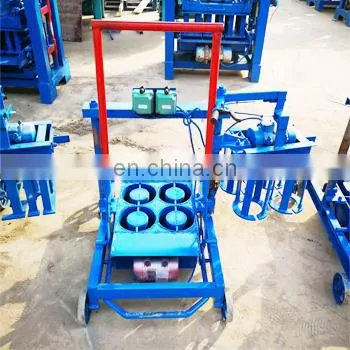 Hot Sale Manual Small Diesel Vibrating Soil Hollow Cement Laying Block Concrete Brick Making Machine photo-4