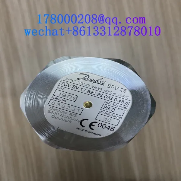 SFV25T218-220bar Safety Valve Manufactured by Danfoss photo-2