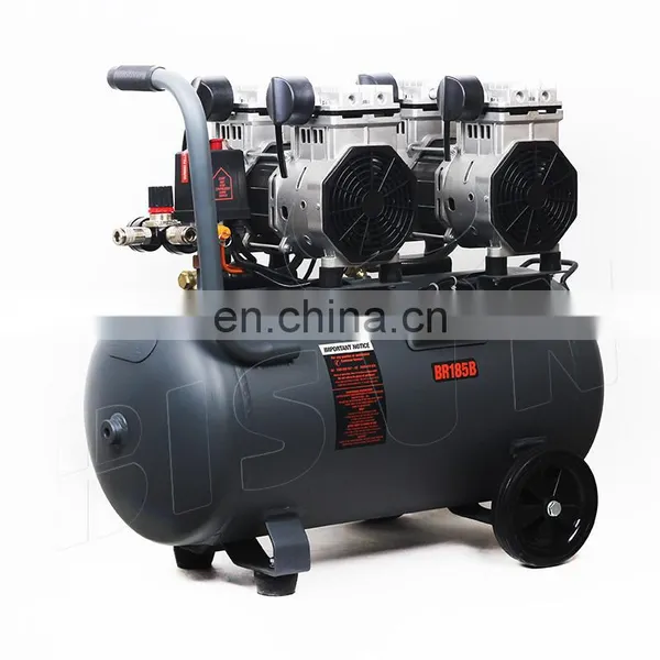 Bison China Quiet 115Psi 50Liter 2200W 4Hp Oilless Air Compressor Silent photo-3