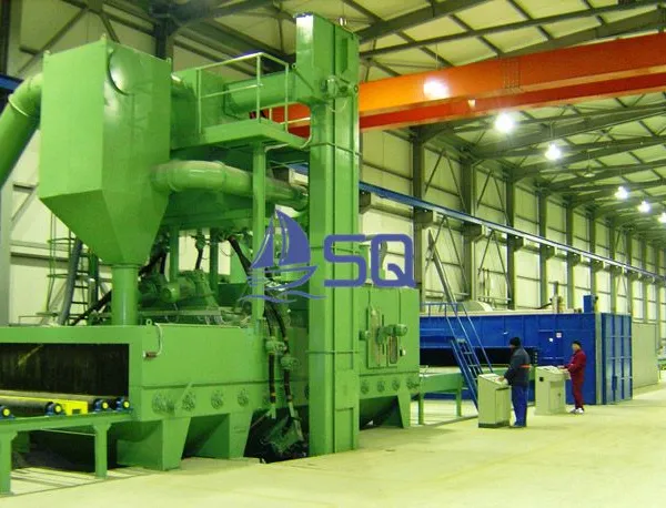 Steel Sheet Plate Shot Blast Machine