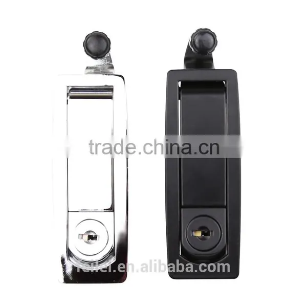 Swing Handle Chrome Plated Metal Plane Lock for Electric Cabinet photo-4