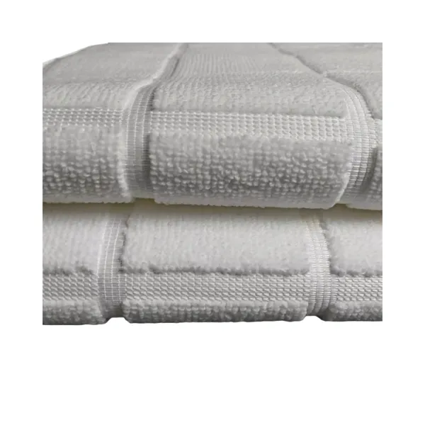 Wholesale 100% Cotton Embroidered Soft Soft Ihram Hajj Towel White Tassel Towel Muslim Hajj Ihram Robe photo-2